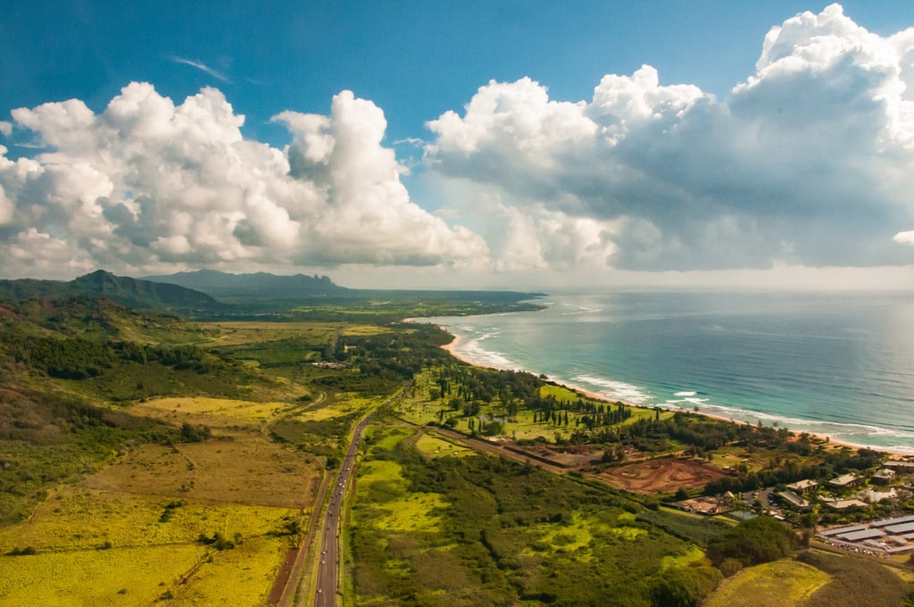 Town of Hanapepe, ocean front town located on the southwest side of Kauai, Hawaii.